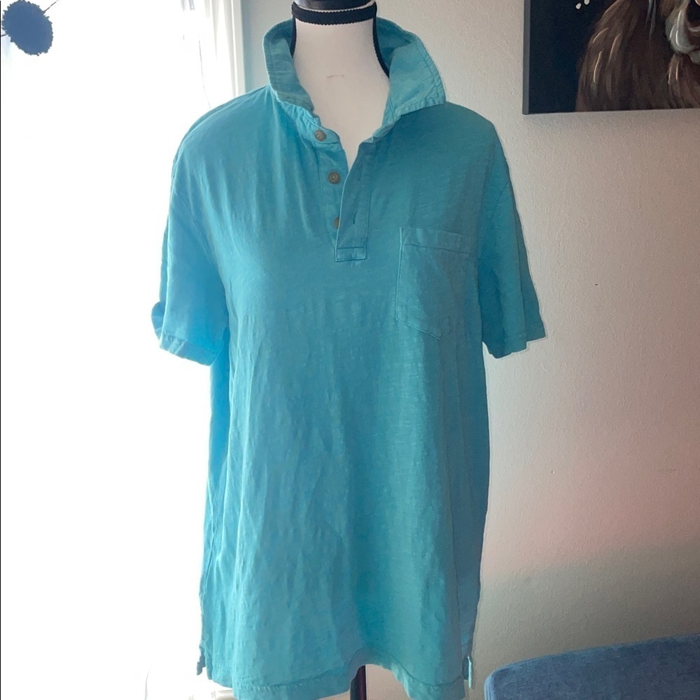 Light Blue Short Sleeve Sonoma Polo Shirt